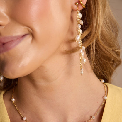 Pearl Cascade Drop Studs