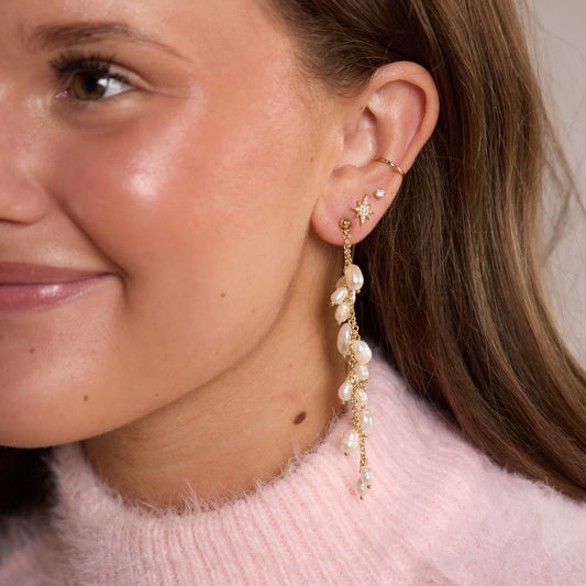 Pearl Cascade Drop Studs