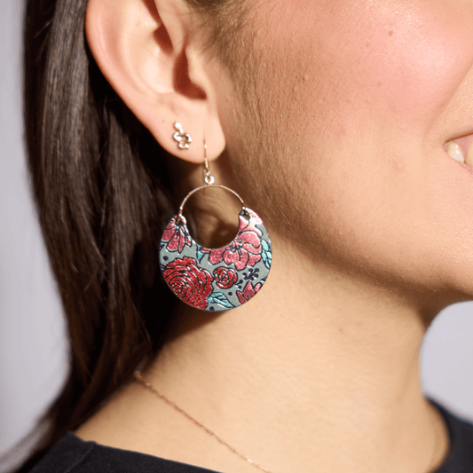 Red Midnight Floral Ninas