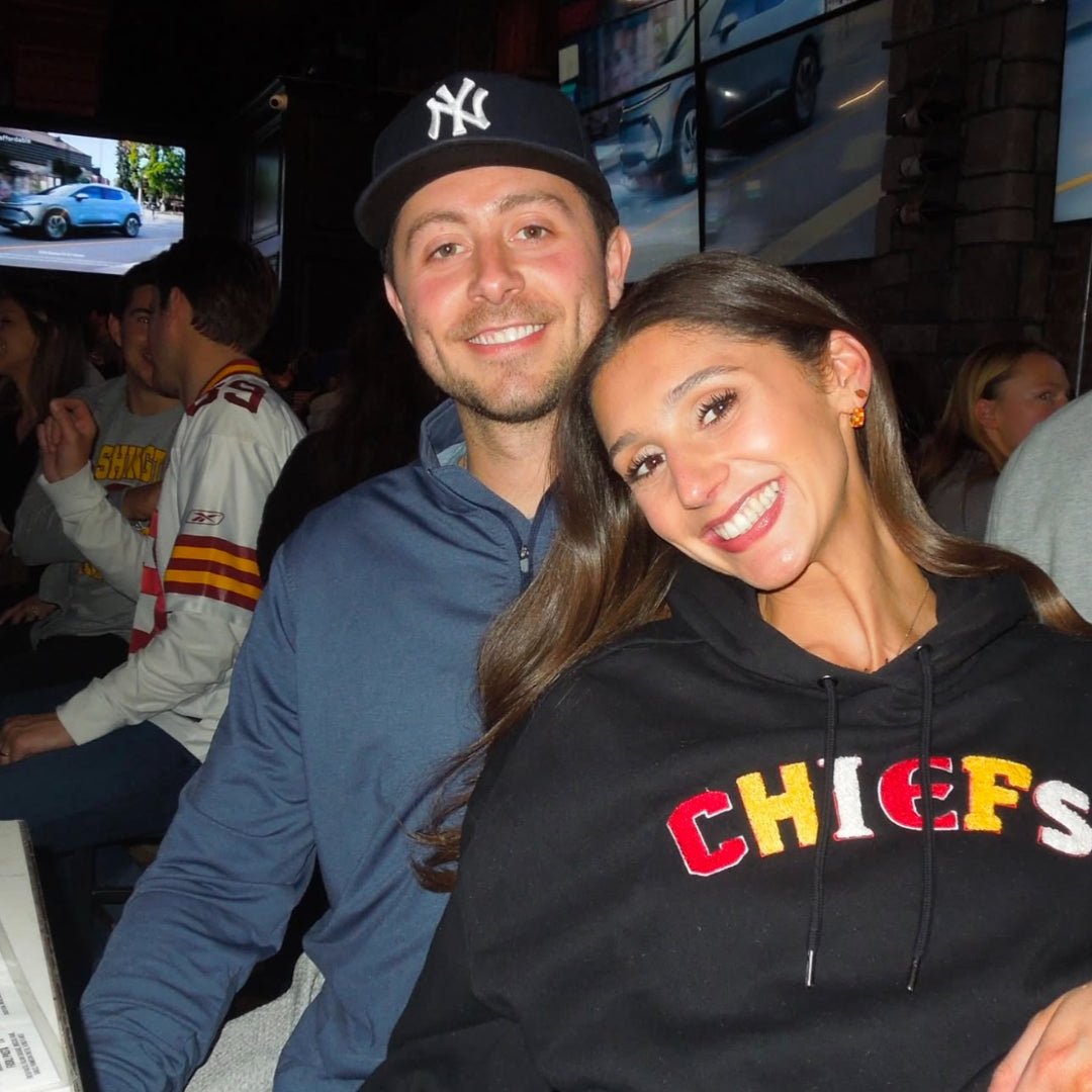 Red & Yellow Checkered Enamel Huggies