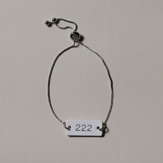 Silver Custom ID Bolo Bracelet