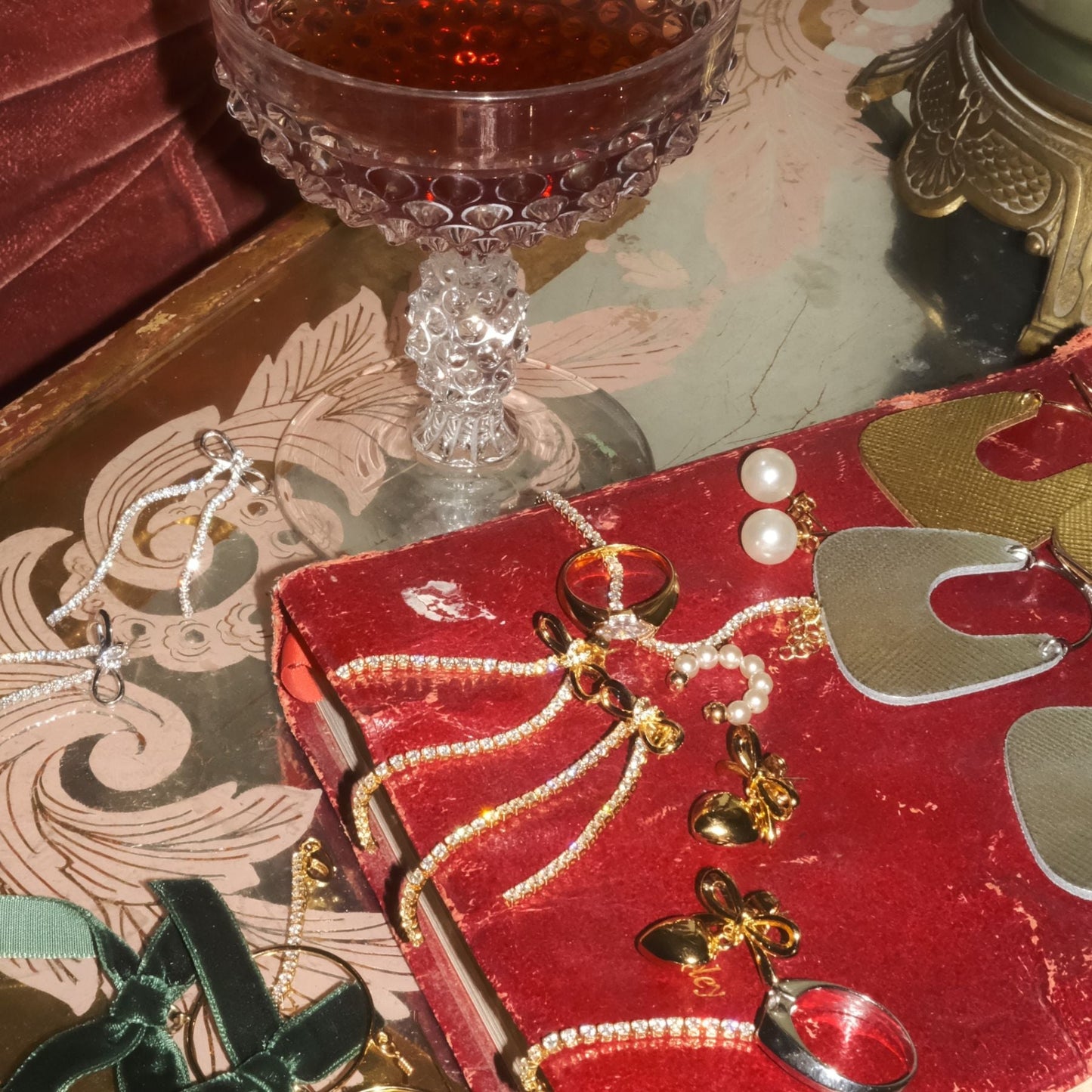 Silver CZ Bezel Ring