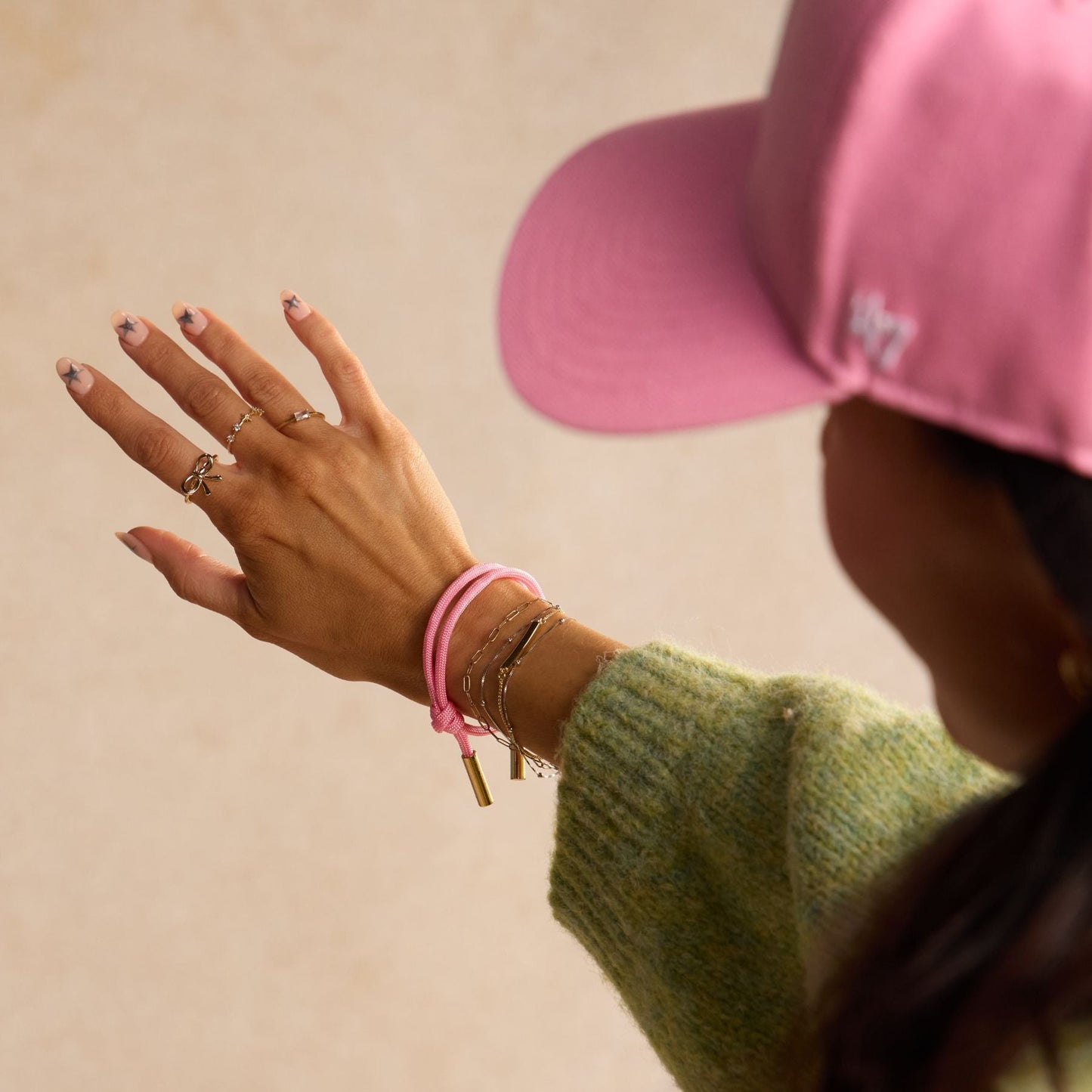 Gold Bar Bolo Bracelet