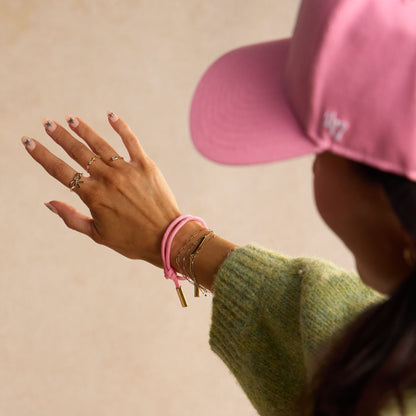 Gold Bar Bolo Bracelet