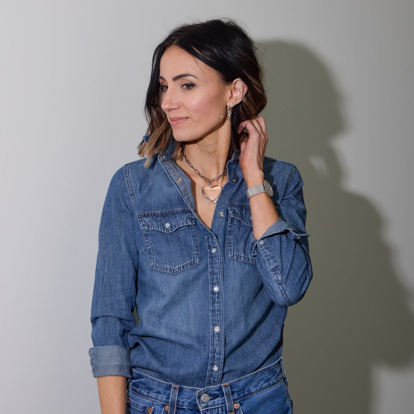 Silver Zaida Huggies