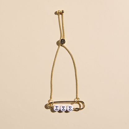 Sorority Safety Pin Bracelets - Officially Licensed