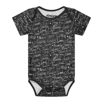 Thank You Short Sleeve Bodysuit | Multicultural Kids Clothing