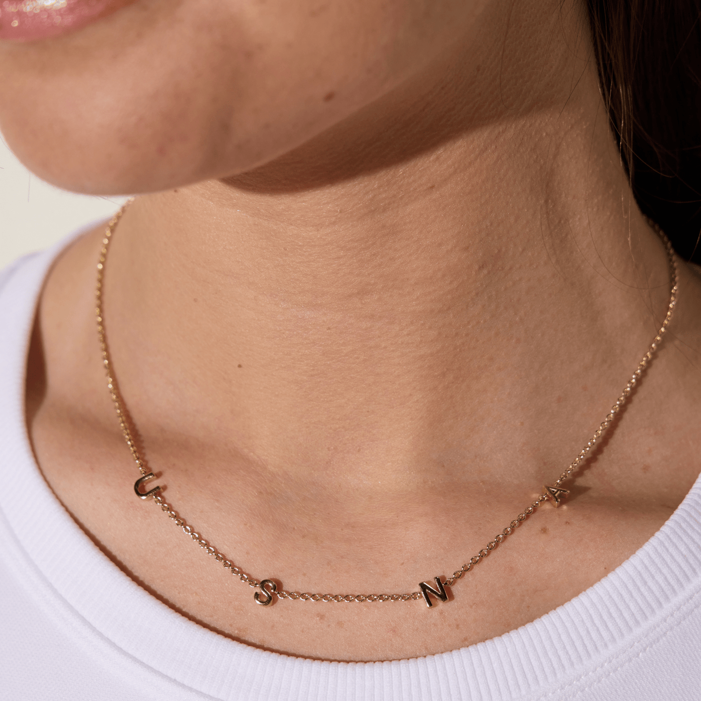 United States Naval Academy Initial Necklace