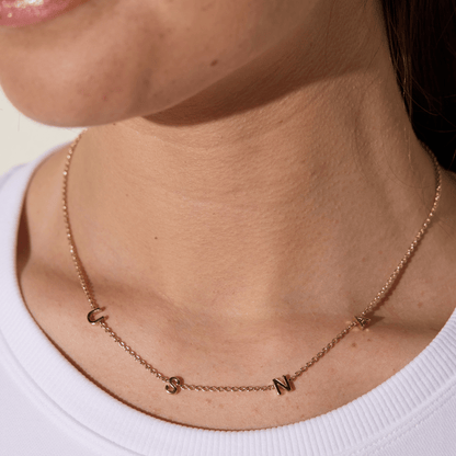 United States Naval Academy Initial Necklace