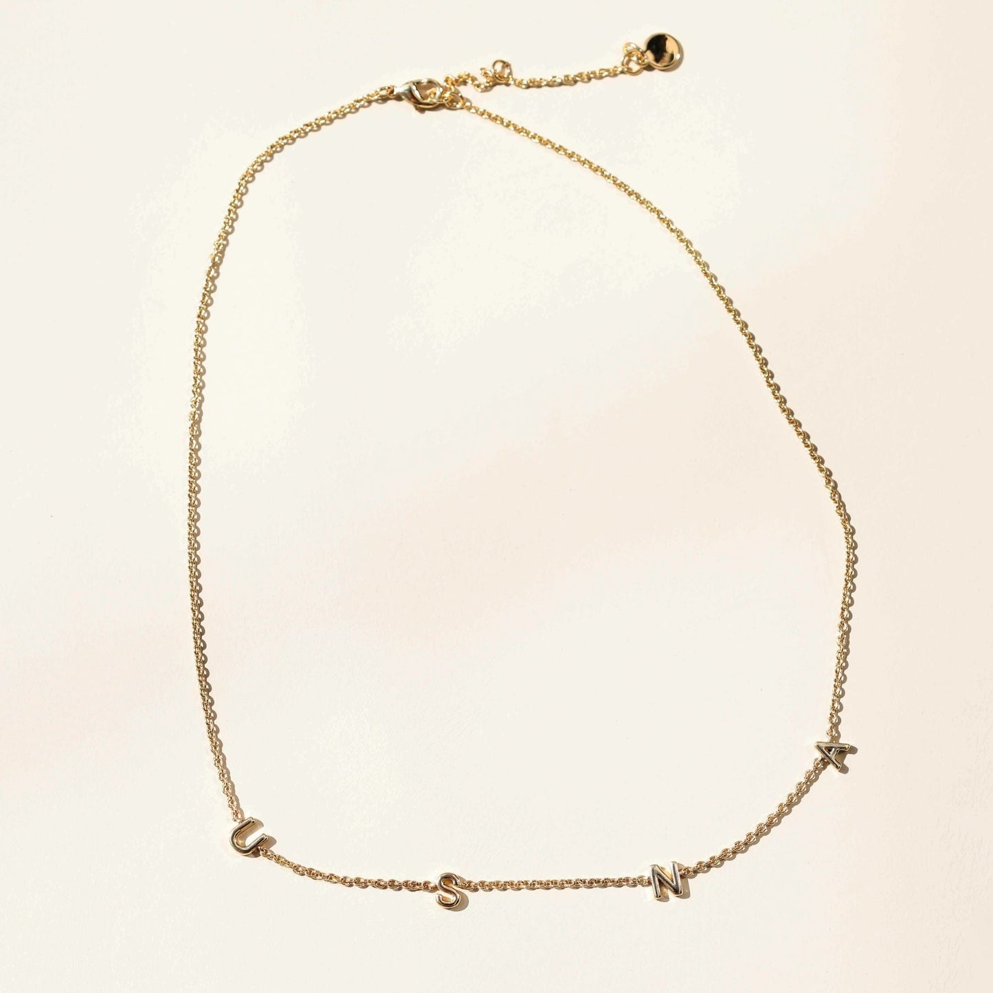 United States Naval Academy Initial Necklace