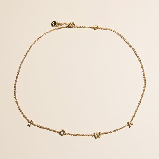 University of Iowa Initial Necklace