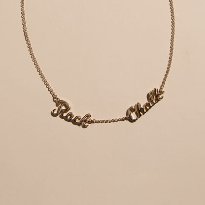 University of Kansas "Rock Chalk" Necklace