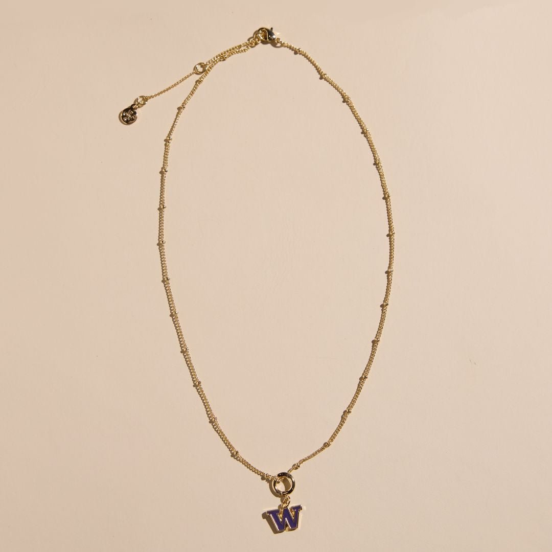 University of Washington Charm Necklace