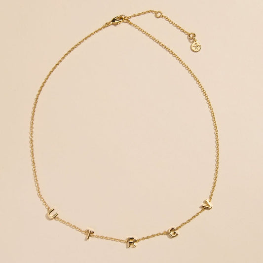 UTRGV Initial Necklace