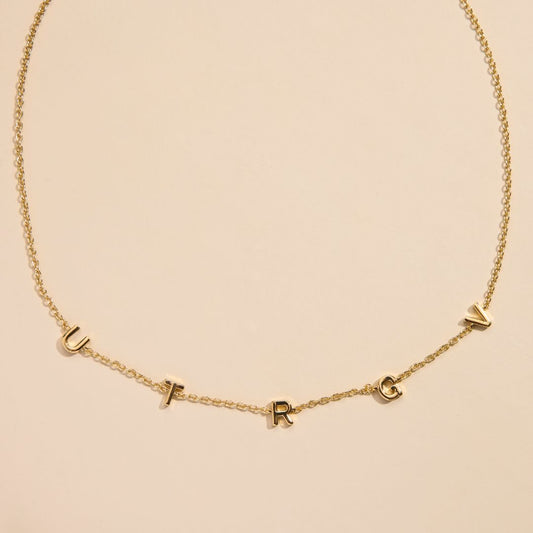 UTRGV Initial Necklace