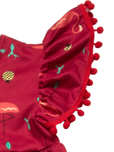 Vestito Pom-pom Dress