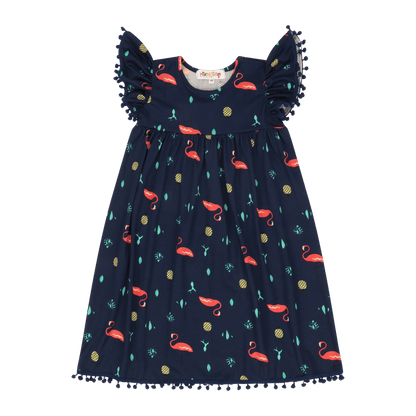 Vestito Pom-pom Dress