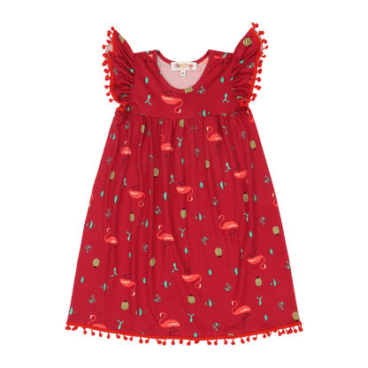 Vestito Pom-pom Dress
