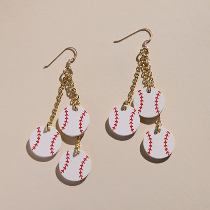 Slugger Baseball Earrings
