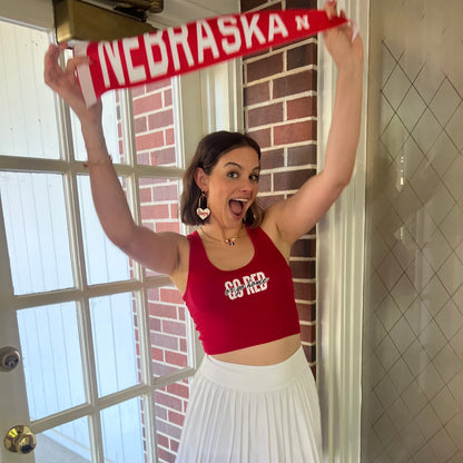 White University of Nebraska Huskers Heartthrobs