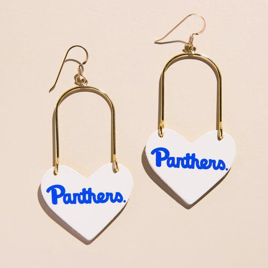 White University of Pittsburgh Panthers Script Heartthrobs