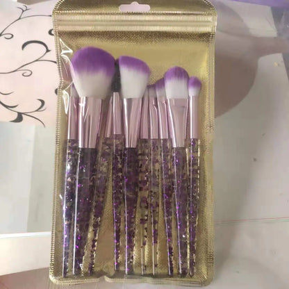 10-Piece Makeup Brush Set for Beauty and Blending